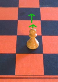the move of the chess pawn
