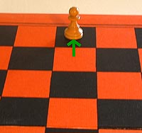 the promotion of the chess pawn