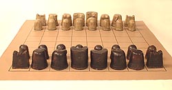 shatranj, the ancient form of chess, all ready to play