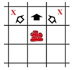 move ofthe pawn 'fu' or child of shatar (Mongolian chess)